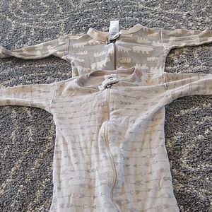 Gerber Baby Boys' Organic Cotton Footed pajamas